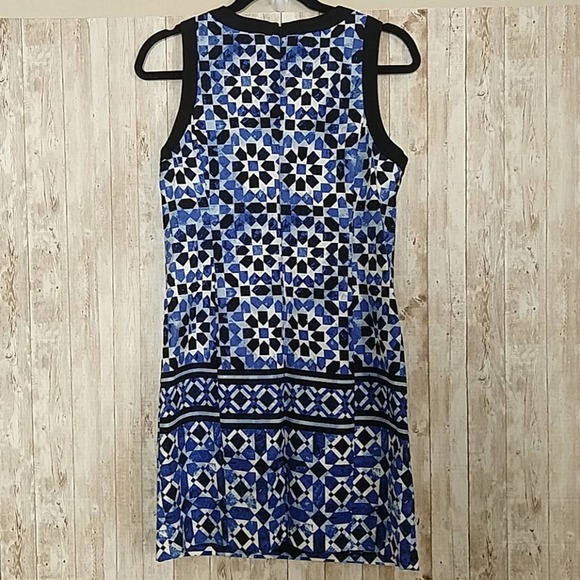 Michael Michael Kors Mosaic Geometric Print Dress - Picture 2 of 7